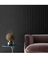 Carrelage Vibe In Almost Black Mat 6,5x20 cm - vue d’ambiance