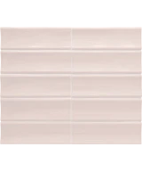 Carrelage Vibe In Fair Pink 6,5x20 cm - détail du carreau 2