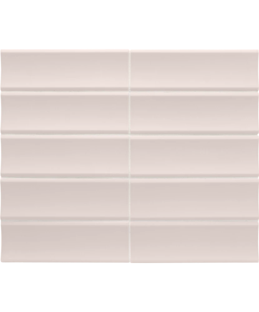 Carrelage Vibe In Fair Pink Mat 6,5x20 cm - détail du carreau 2