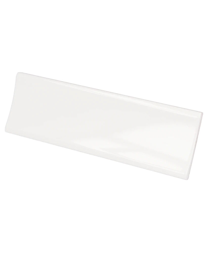 Carrelage Vibe In Gesso White 6,5x20 cm - détail du carreau