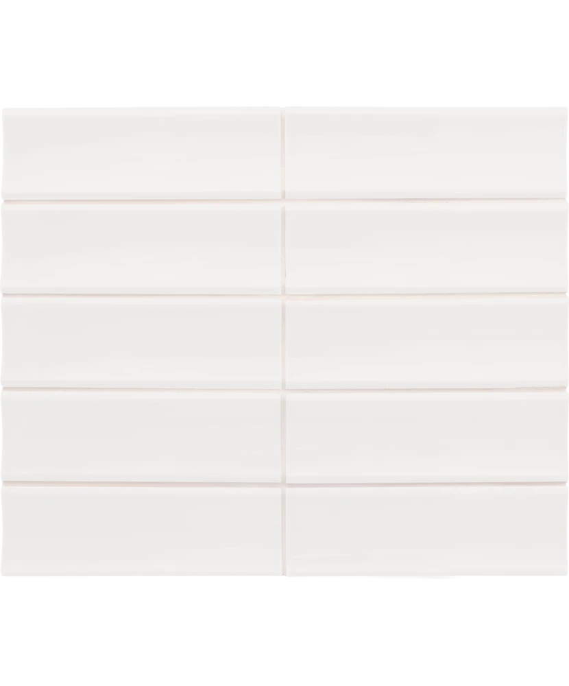Carrelage Vibe In Gesso White 6,5x20 cm - détail du carreau 2