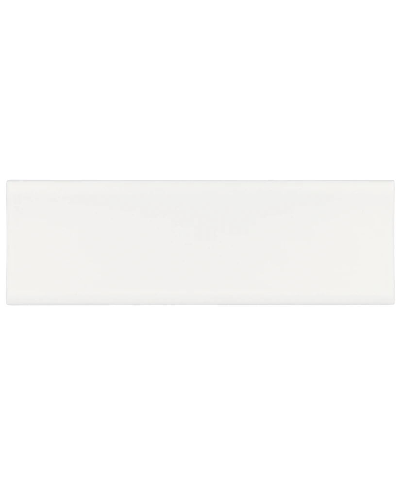 Carrelage Vibe In Gesso White Mat 6,5x20 cm - détail du carreau 3