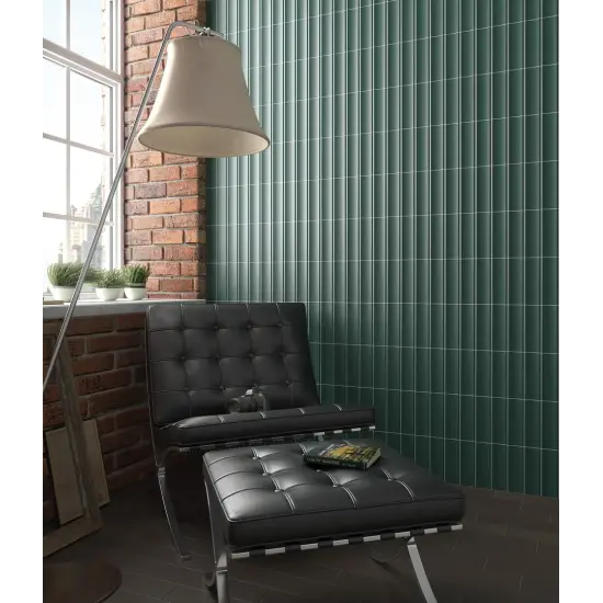 Vibe In Newport Green Matt 6.5x20 cm - carrelage NAIS - image 4