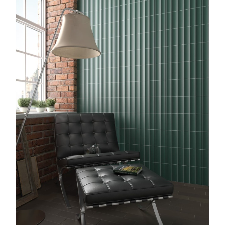 Vibe In Newport Green Matt 6.5x20 cm - carrelage NAIS - image 4
