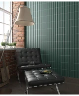 Carrelage Vibe In Newport Green Mat 6,5x20 cm - vue d’ambiance