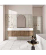 Carrelage Vibe In Taupe Mat 6,5x20 cm - vue d’ambiance