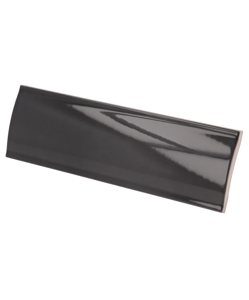 Carrelage Vibe Out Almost Black 6,5x20 cm - détail du carreau