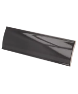 Carrelage Vibe Out Almost Black 6,5x20 cm - détail du carreau