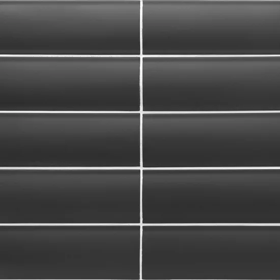 Carrelage Vibe Out Almost Black Mat 6,5x20 cm - détail du carreau 2