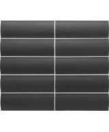 Carrelage Vibe Out Almost Black Mat 6,5x20 cm - détail du carreau 2