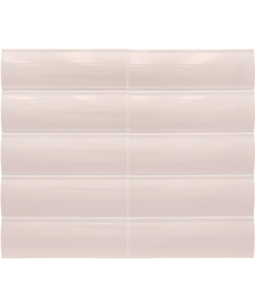 Carrelage Vibe Out Fair Pink 6,5x20 cm - détail du carreau 2