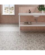 Carrelage Caprice White 20x20 cm - vue d’ambiance 8