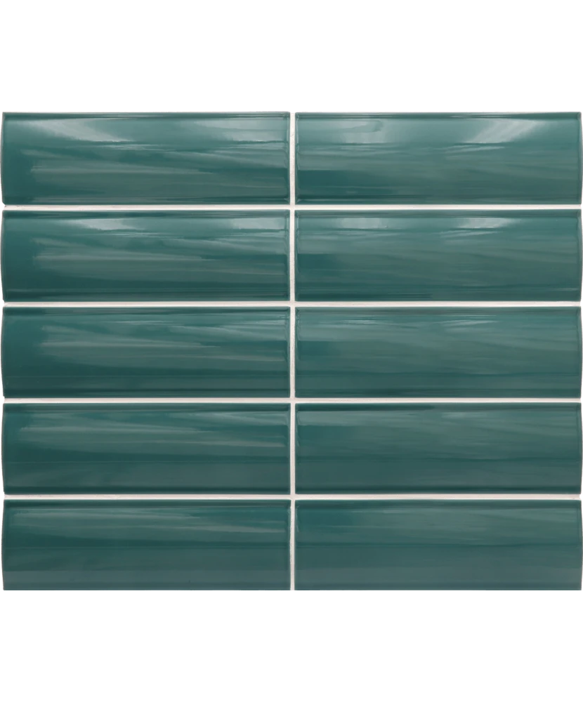 Carrelage Vibe Out Newport Green 6,5x20 cm - détail du carreau 2