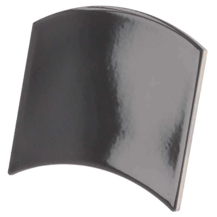 Wave Black 12x12 cm - carrelage NAIS
