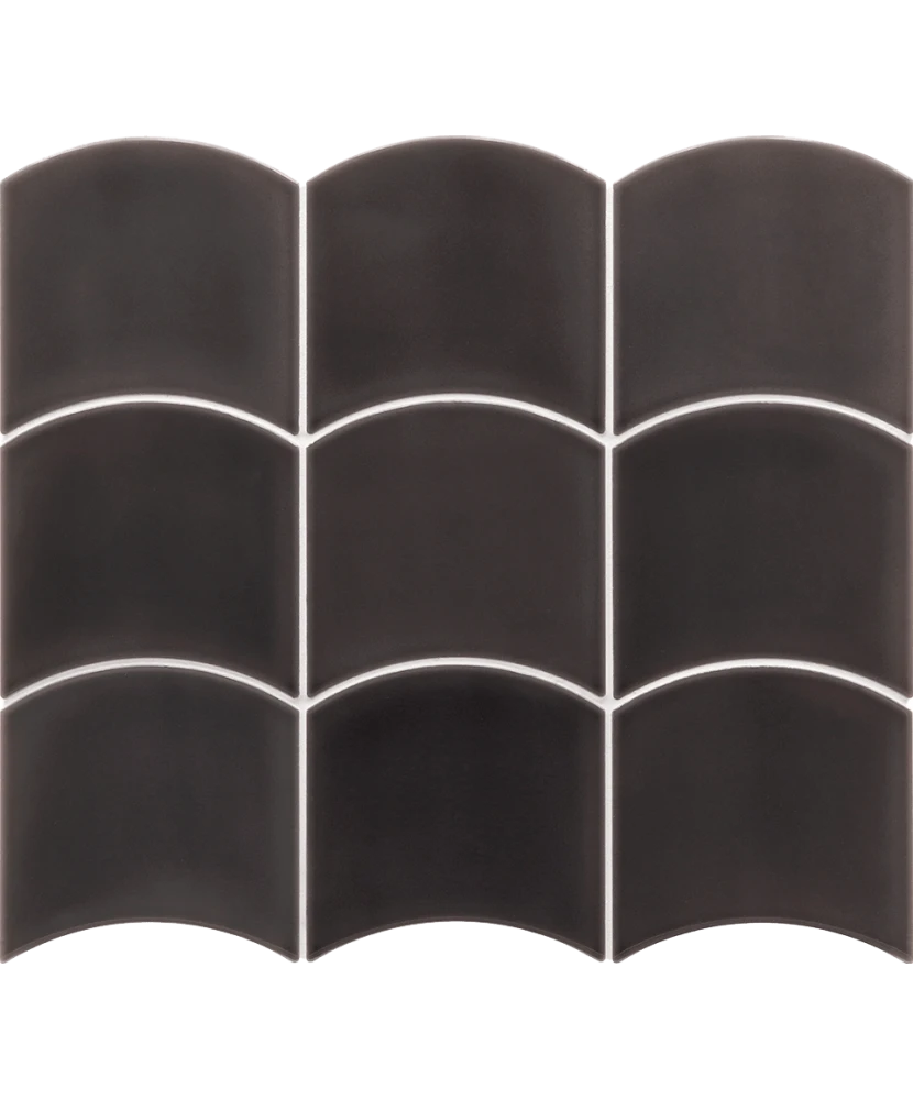 Carrelage Wave Black 12x12 cm - détail du carreau 2