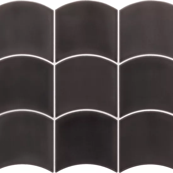 Carrelage Wave Black 12x12 cm - détail du carreau 2