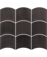 Carrelage Wave Black 12x12 cm - détail du carreau 2