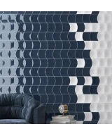 Carrelage Wave Blue Reef 12x12 cm - vue d’ambiance