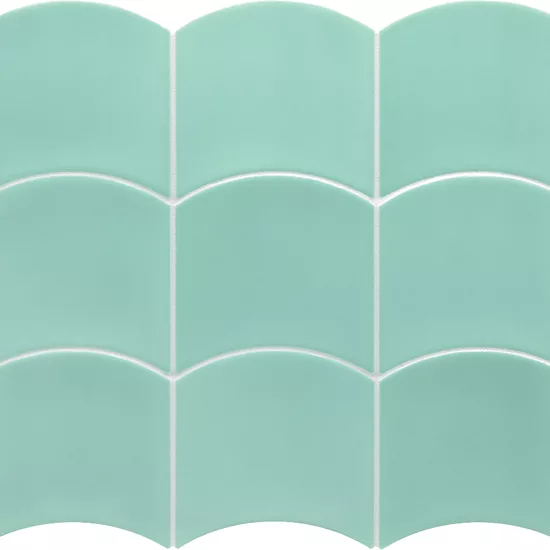 Carrelage Wave Mint 12x12 cm - détail du carreau 2