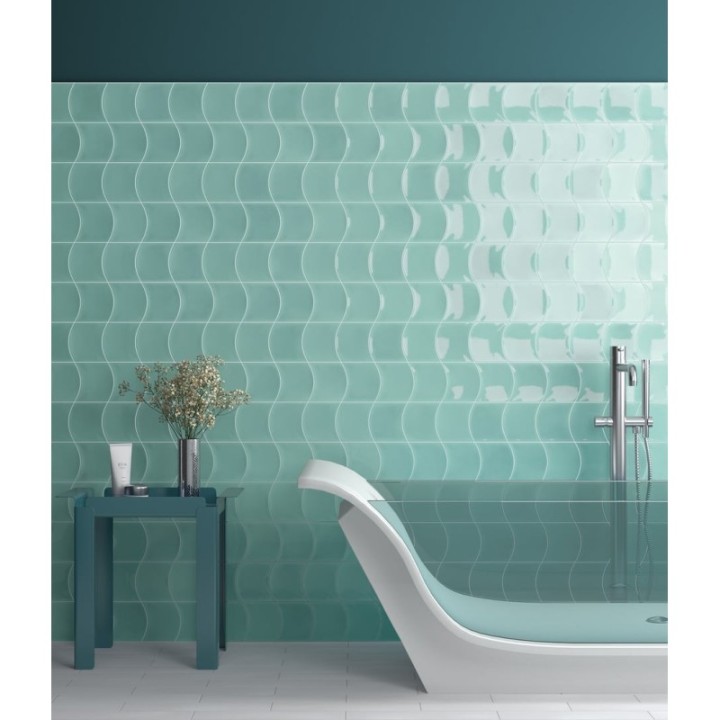Wave Mint 12x12 cm - carrelage NAIS - image 4