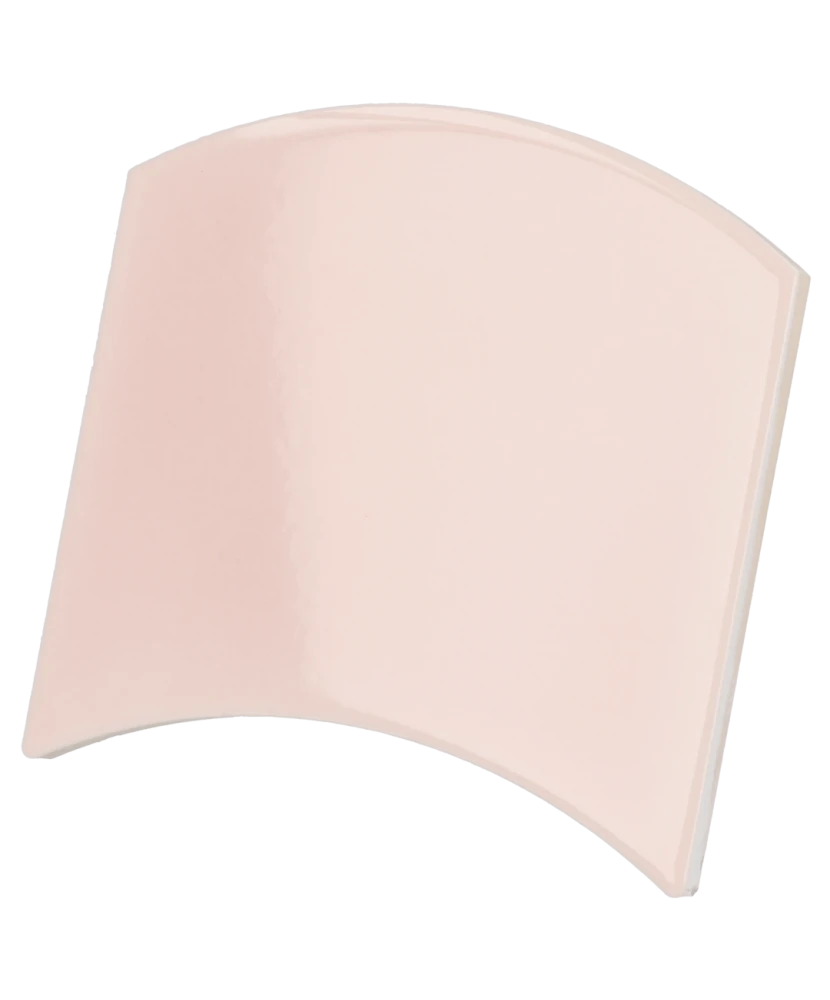 Carrelage Wave Primrose Pink 12x12 cm - détail du carreau