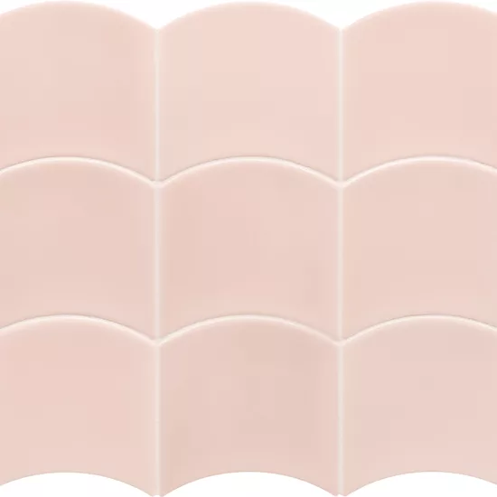 Carrelage Wave Primrose Pink 12x12 cm - détail du carreau 2