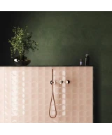 Carrelage Wave Primrose Pink 12x12 cm - vue d’ambiance