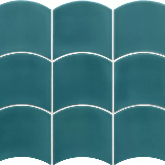 Carrelage Wave Teal Grassy 12x12 cm - détail du carreau 2