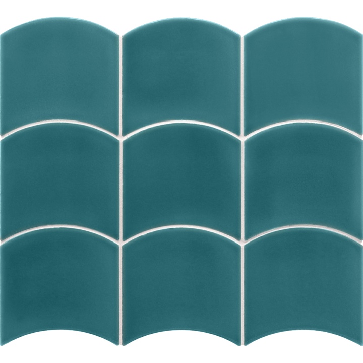 Wave Teal Grassy 12x12 cm - carrelage NAIS - image 2