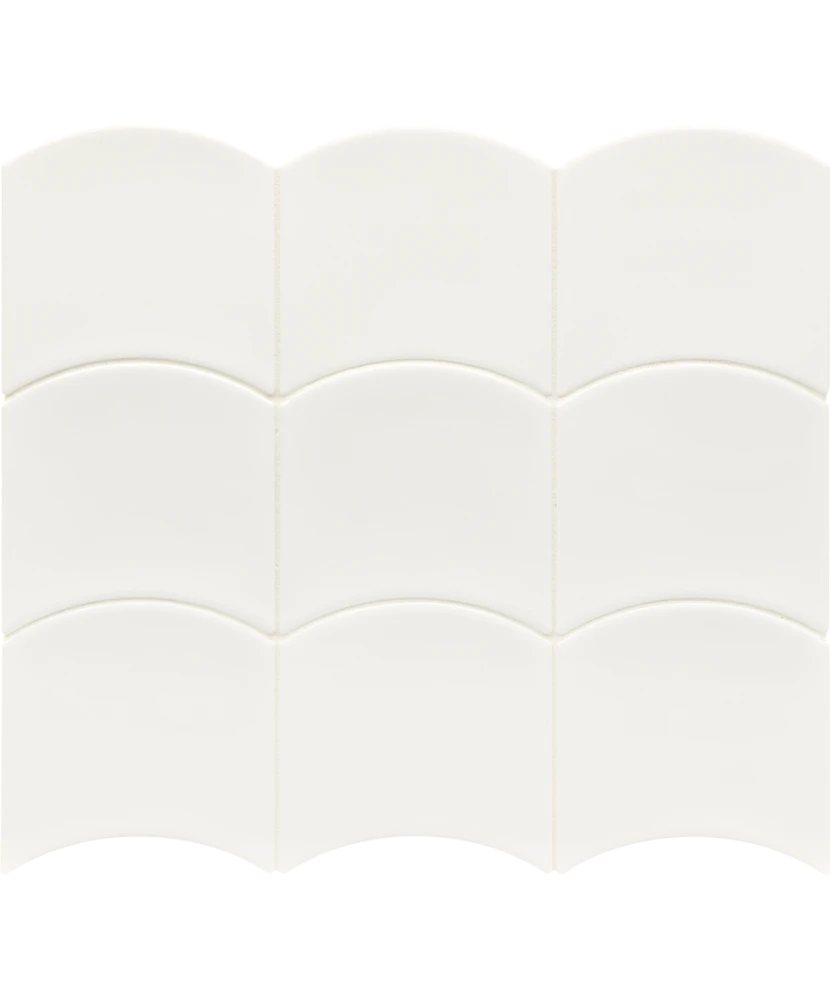 Carrelage Wave White 12x12 cm - détail du carreau 2