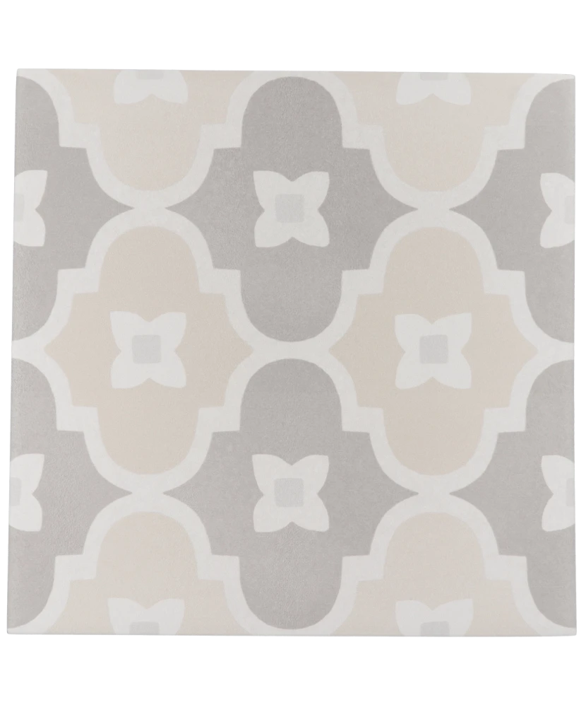 Carrelage Caprice Bowtie Pastel 20x20 cm - vue de face du carreau