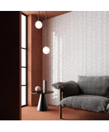 Carrelage Wave White 12x12 cm - vue d’ambiance 5