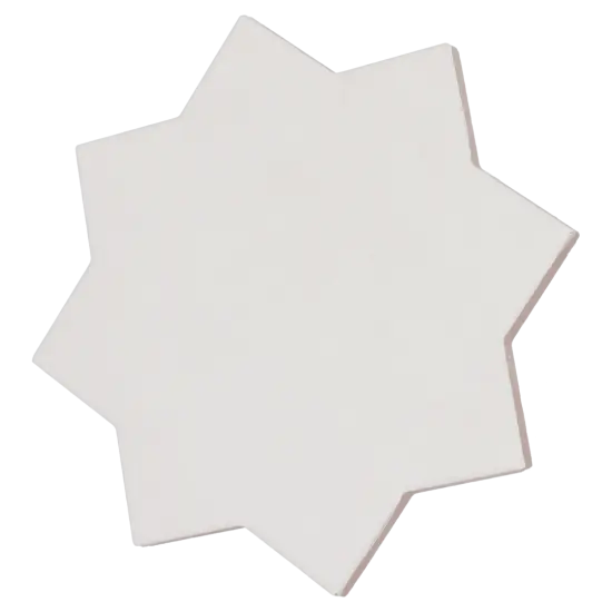 Carrelage Kasbah Star Bone 16,8x16,8 cm - vue latérale du carreau