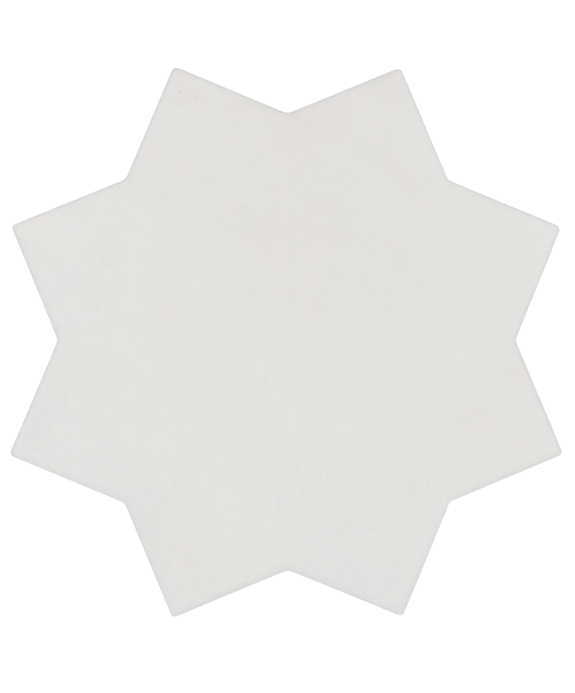 Carrelage Kasbah Star Bone 16,8x16,8 cm - vue de face du carreau