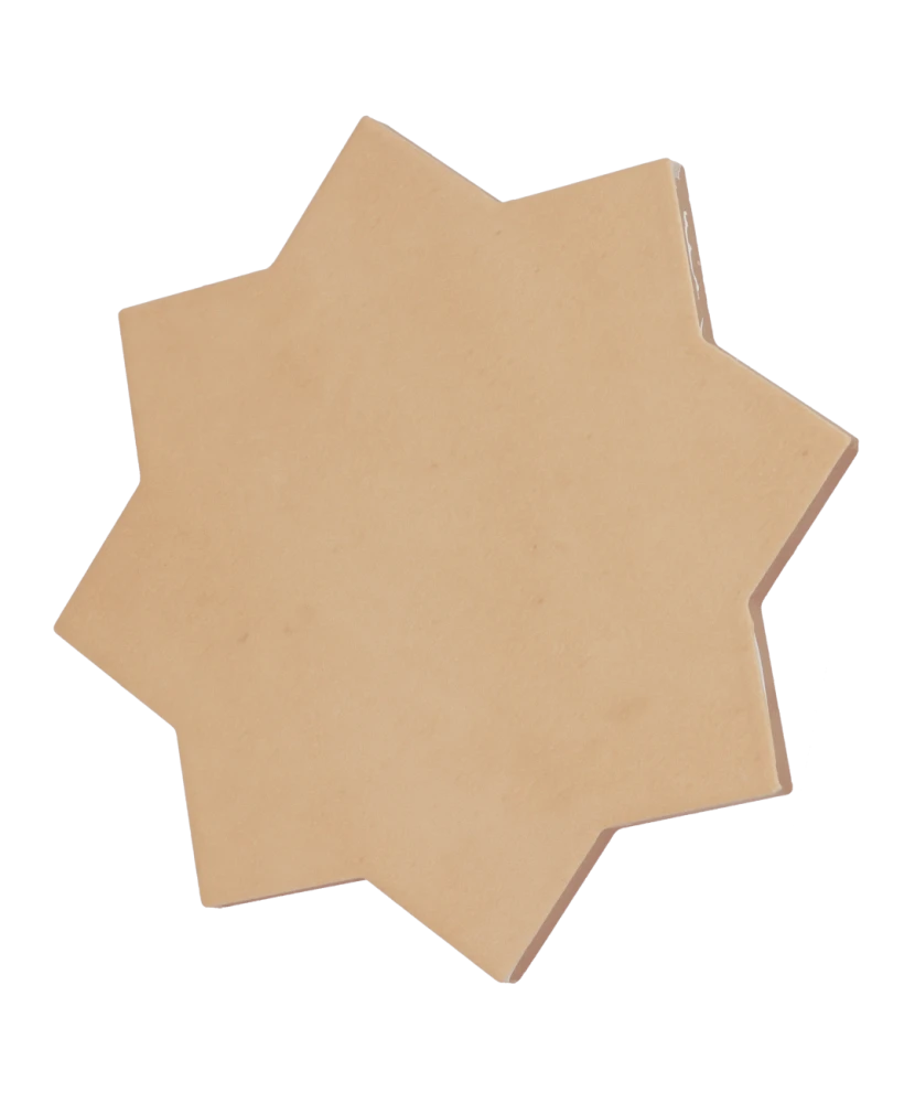 Carrelage Kasbah Star Fawn 16,8x16,8 cm - détail du carreau