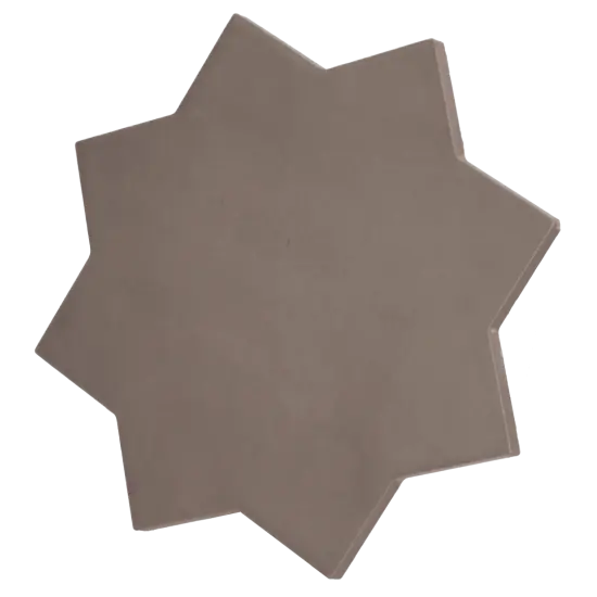 Carrelage Kasbah Star Mud 16,8x16,8 cm - vue latérale du carreau
