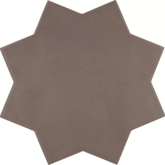 Carrelage Kasbah Star Mud 16,8x16,8 cm - vue de face du carreau