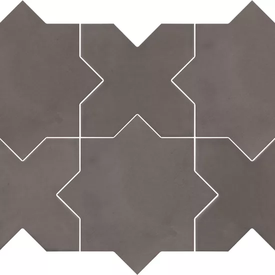 Carrelage Kasbah Star Mud 16,8x16,8 cm - détail du carreau