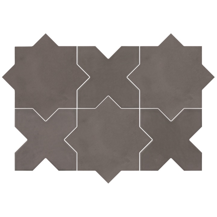 Kasbah Star Mud 16.8x16.8 cm - carrelage NAIS - image 4