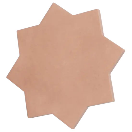 Carrelage Kasbah Star Terracotta 16,8x16,8 cm - détail du carreau