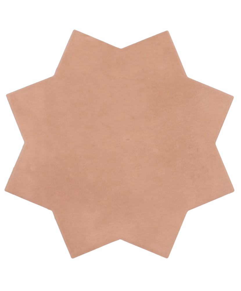 Carrelage Kasbah Star Terracotta 16,8x16,8 cm - détail du carreau 3