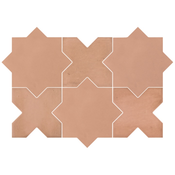 Kasbah Star Terracotta 16.8x16.8 cm - carrelage NAIS - image 4