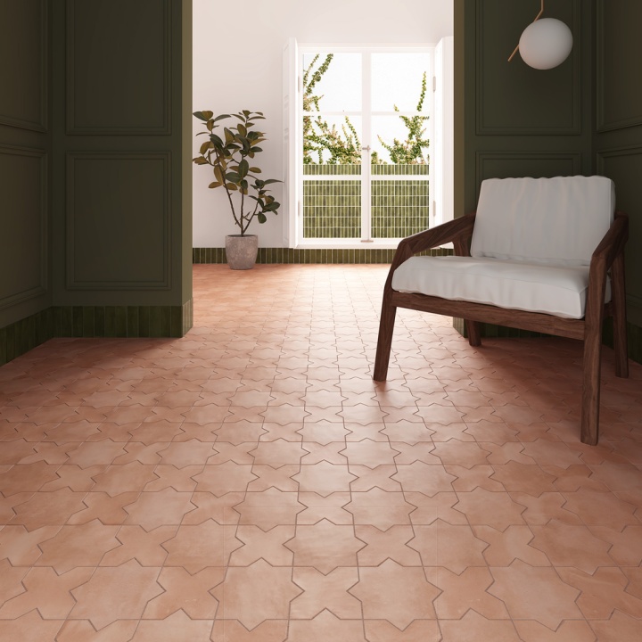 Kasbah Star Terracotta 16.8x16.8 cm - carrelage NAIS - image 5
