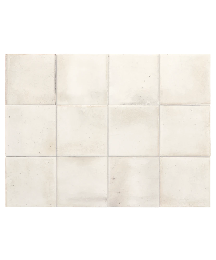 Carrelage Hanoi White 10x10 cm - détail du carreau