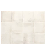 Carrelage Hanoi White 10x10 cm - détail du carreau