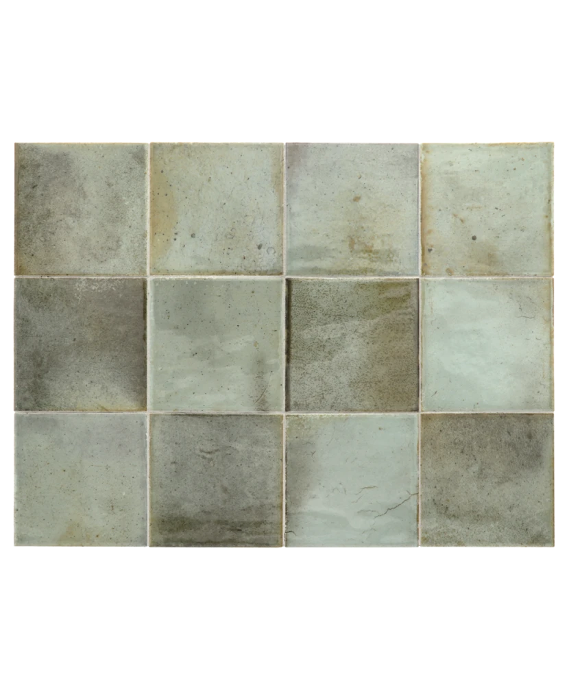 Carrelage Hanoi Celadon 10x10 cm - détail du carreau