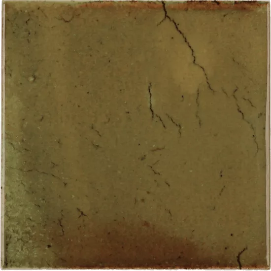 Carrelage Hanoi Wild Olive 10x10 cm - vue de face du carreau