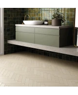Carrelage Hanoi Wild Olive 10x10 cm - vue d’ambiance