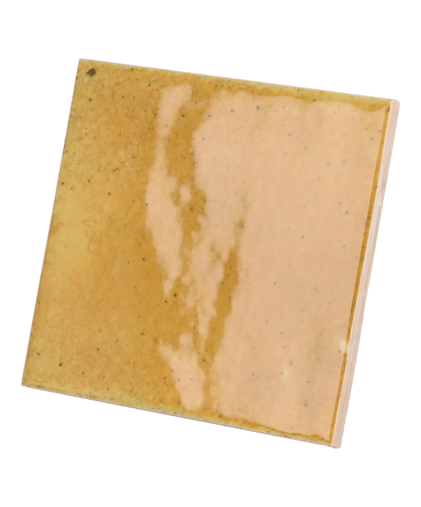Carrelage Hanoi Caramel 10x10 cm - vue latérale du carreau