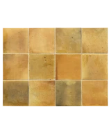 Carrelage Hanoi Caramel 10x10 cm - détail du carreau